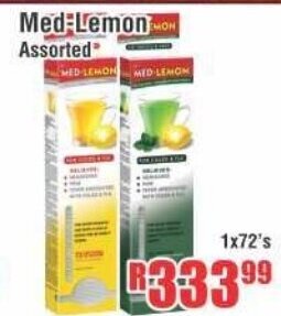 Devland Cash And Carry Med Lemon Assorted 1x72's offer