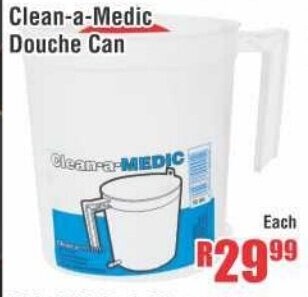 Devland Cash And Carry Clean-a-Medic Douche Can offer