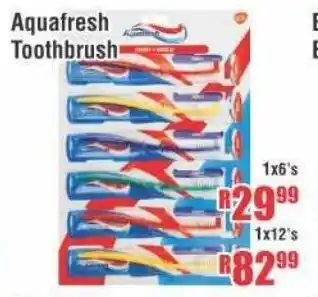 Devland Cash And Carry Aquafresh Toothbrush 6's offer