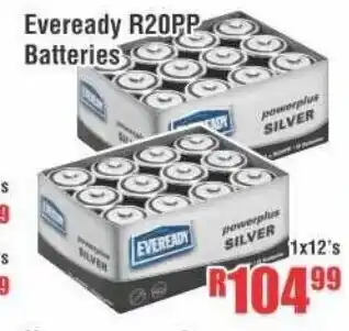 Devland Cash And Carry Eveready R20PP Batteries 1x12's offer