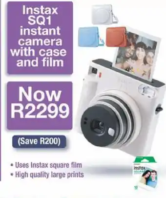 Foto First Instax SQ1 Instant Camera with case and film offer