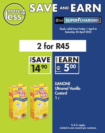 Makro Danone Ultramel Vanilla Custard 1L offer