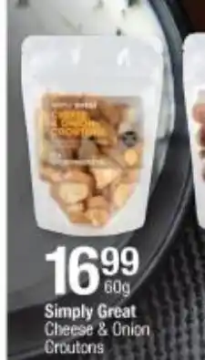 Checkers Siply Great Cheese & Onion 60g offer