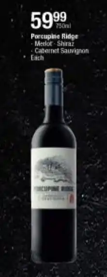 Porcupine Ridge 750ml