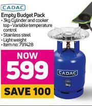 Game Cadac Empty Budget Pack offer