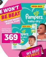 Game Pampers Active Baby Mega Box Assorted Sizes-Each offer