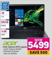 Game Acer Intel Celeron A115 Laptop offer