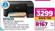 Game Epson Eco Tank 3-In-1 Multifunction Colour Printer L3150 offer