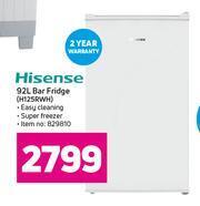 Game Hisense 92L Bar Fridge H125RWH offer