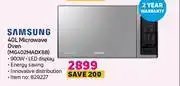 Game Samsung 40L Microwave Oven MG402MADXBB offer