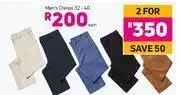 Game Men's Chinos 32-40-Each offer