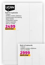 Game UCAN Built In Cupboards offer