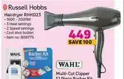 Game Russell Hobbs Hairdryer RHHD23 offer