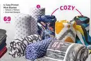 Game Casa Printed Mink Blanket-125mm x 150mm Each offer