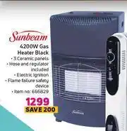 Game Sunbeam 4200W Gas Heater Black offer