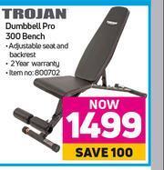 Game Trojan Dumbbell Pro 300 Bench offer