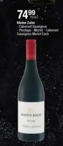 Checkers Kleine Zalze 750ml offer