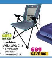 Game Campmaster Hard Arm Adjustable Chair offer