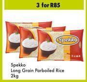 Game Spekko Long Grain Parboiled Rice-For 3 x 2Kg offer