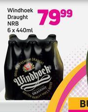Windhoek Draught NRB-6 x 440ml