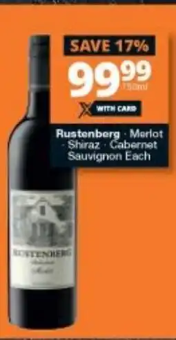 Rustenberg 750ml