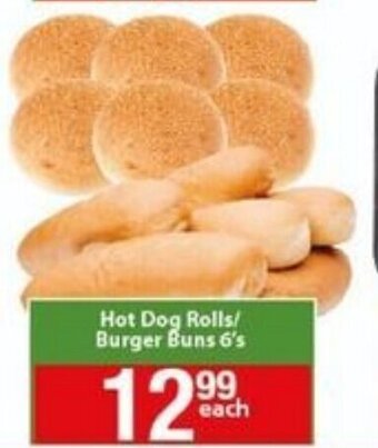 Check Save Hot Dog Rolls / Burger Buns 6's offer