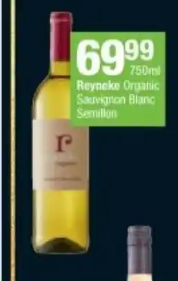 Checkers Reyneke Organic Sauvignon Blanc 750ml offer