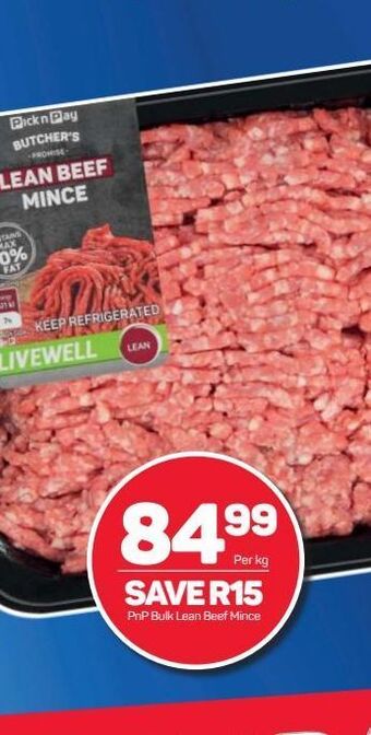 Pick n Pay Hypermarket Minced beef offer