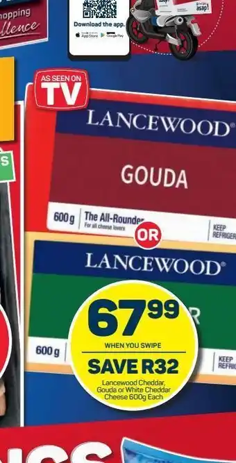 Pick n Pay Hypermarket Lancewood gouda cheese offer