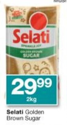 Checkers Selati Golden Brown Sugar 2kg offer