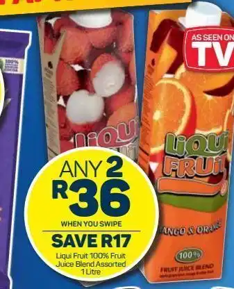 Pick n Pay Hypermarket Liqui-fruit fruit juice 2 offer