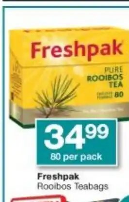 Checkers Freshpak Rooibos Teabag offer