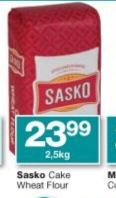 Checkers Sasko Cake Wheat Flour 2.5kg offer