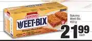 Spar Bokomo Weet Bix-450g Each offer