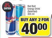 Spar Red Bull Energy Drink (Selected)-For Any 2 x 355ml offer