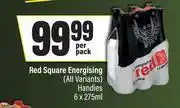Spar Red Square Energising (All Variants) Handies-6 x 275ml Per Pack offer