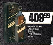 Johnnie Walker Double Black Blended Scotch Whisky-750ml