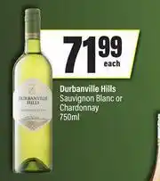 Durbanville Hills Sauvignon Blanc Or Chardonnay-750ml
