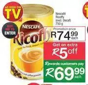 Spar Nescafe Ricoffy (Excl. Decaf)-750g offer