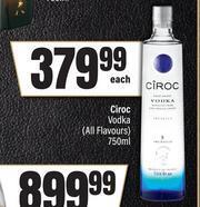 Ciroc Vodka (All Flavours)-750ml Each