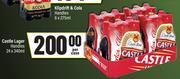 Castle Lager Handies-24 x 340ml Per Case