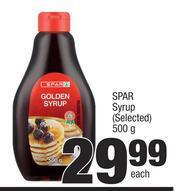 Spar Syrup (Selected)-500g Each