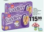 Spar Cuddlers Value Pack Disposable Nappies-Per Pack offer