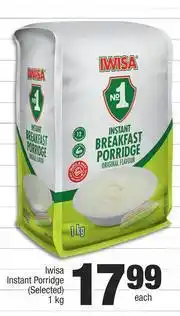 Iwisa Instant Porridge (Selected)-1Kg Each