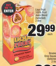 Spar Liqui Fruit 100% Fruit Juice Blend (Selected)-2L Each offer