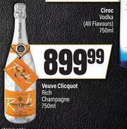 Veuve Clicquot Rich Champagne-750ml