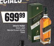 Spar Johnnie Walker Green Label Blended Scotch Whisky-750ml offer