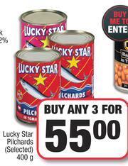 Lucky Star Pilchards (Selected)-For Any 3 x 400g