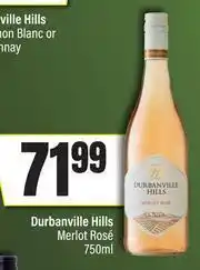 Spar Durbanville Hills Merlot Rose-750ml offer