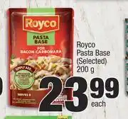 Spar Royco Pasta Base (Selected)-200g Each offer
